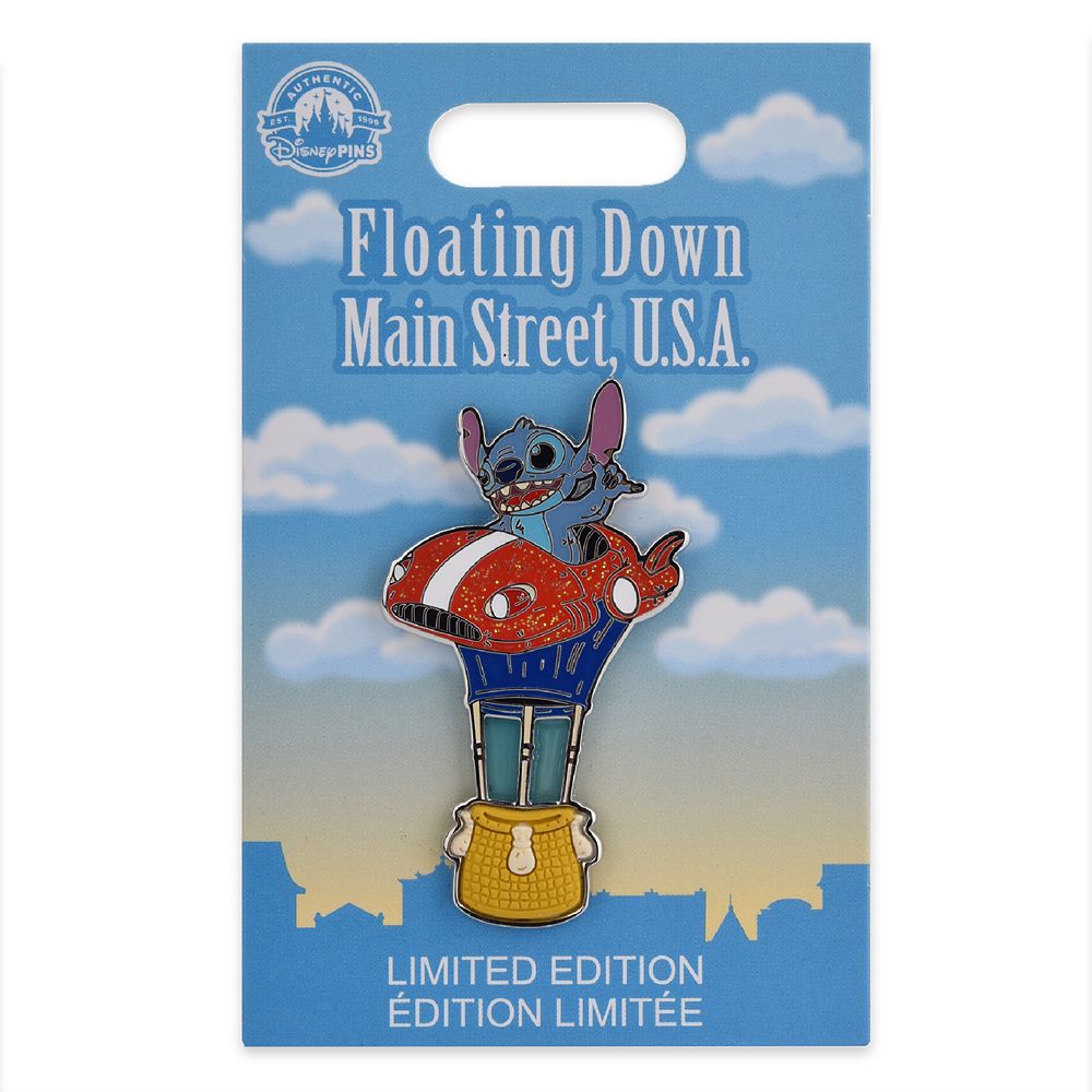 Stitch ''Floating Down Main Street U.S.A.'' Pin – Limited Edition