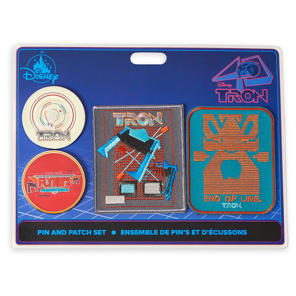 Tron 40th Anniversary Pin and Patch Set