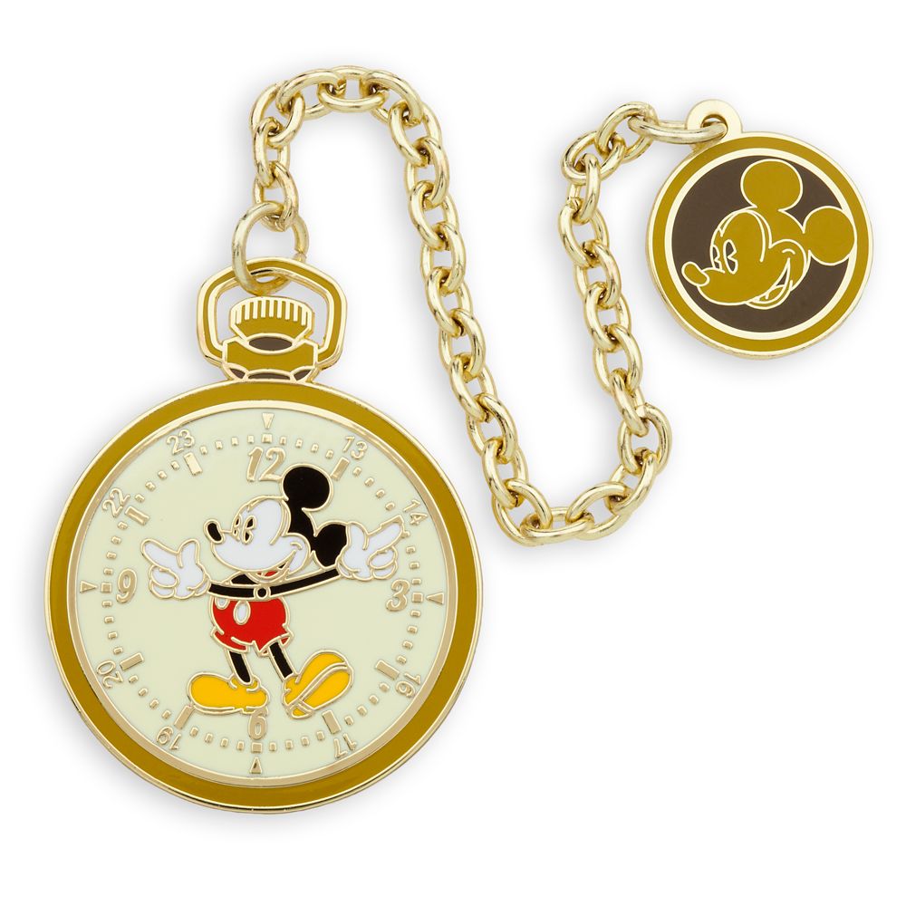 Mickey Mouse Pocket Watch Pin – Walt Disney World – Limited Release