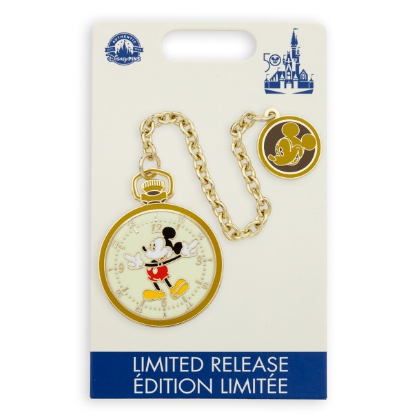 Mickey Mouse Pocket Watch Pin – Walt Disney World – Limited Release