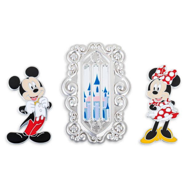 Mickey and Minnie Mouse Fantasyland Pin – Disney100