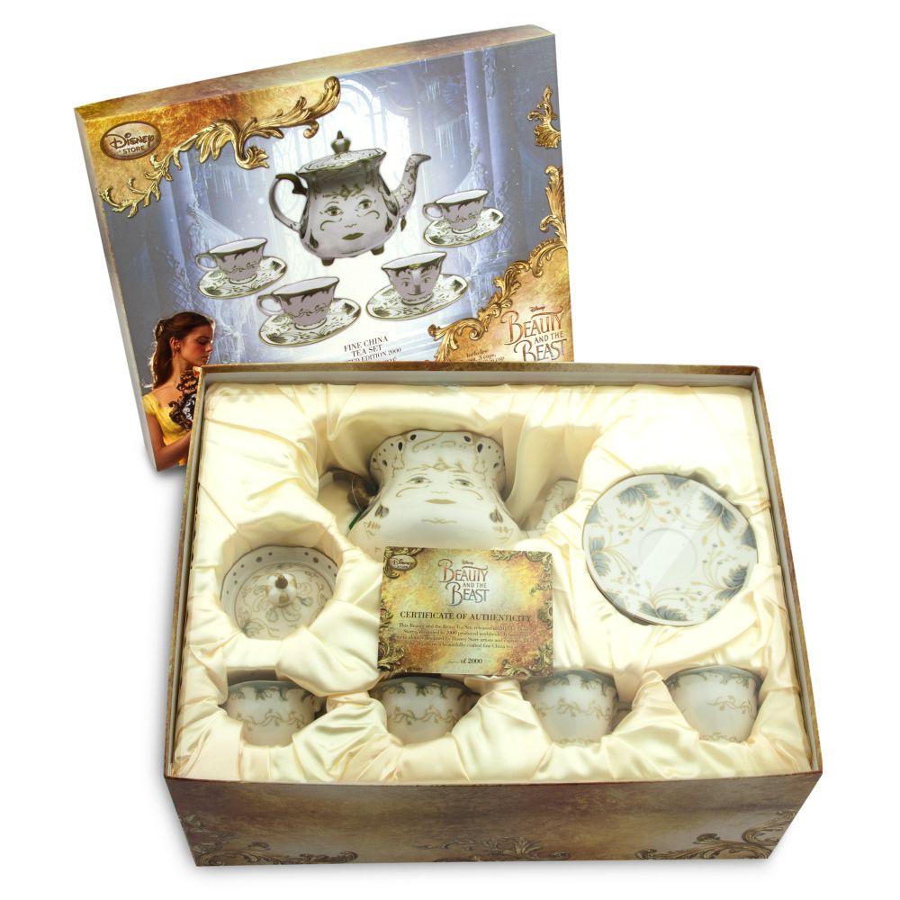 Beauty and the Beast Limited Edition Fine China Tea Set Disney Store