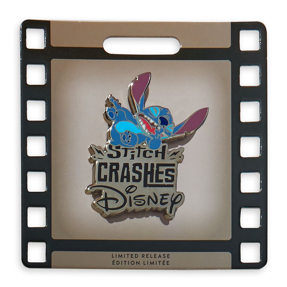 Stitch Crashes Disney Pin Holder with Pin – Limited Release