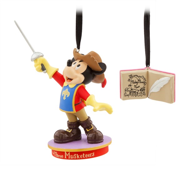 Mickey Mouse Through the Years Sketchbook Ornament Set – The Three Musketeers – November – Limited Release