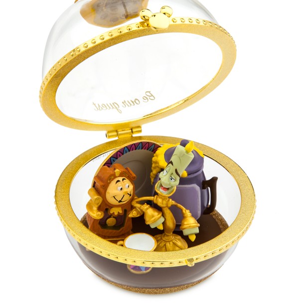 Lumiere and Cogsworth Disney Duos Sketchbook Ornament – Beauty and the Beast – March – Limited Release