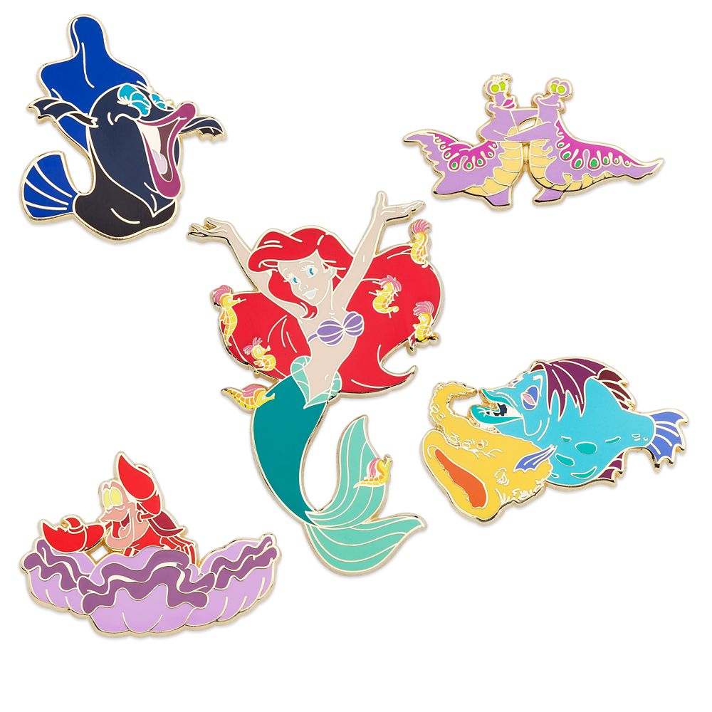 The Little Mermaid 30th Anniversary Pin Set – Limited Release