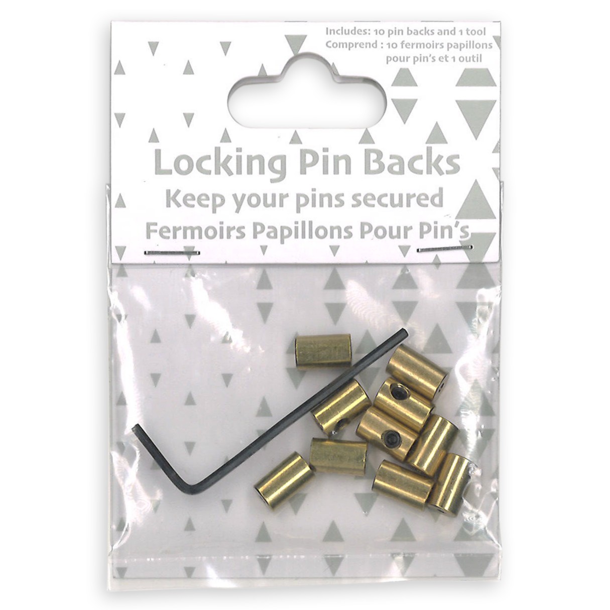 Locking Pin Backs Set