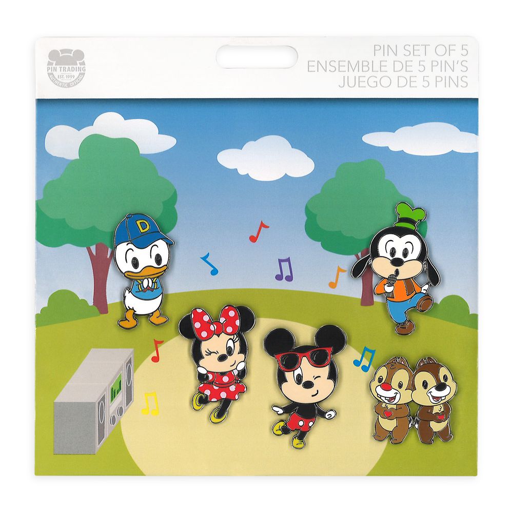 Mickey Mouse and Friends Cuties Pin Set