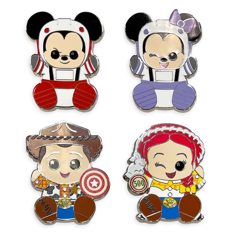Disney Parks Wishables Mystery Pin Set Blind Pack
