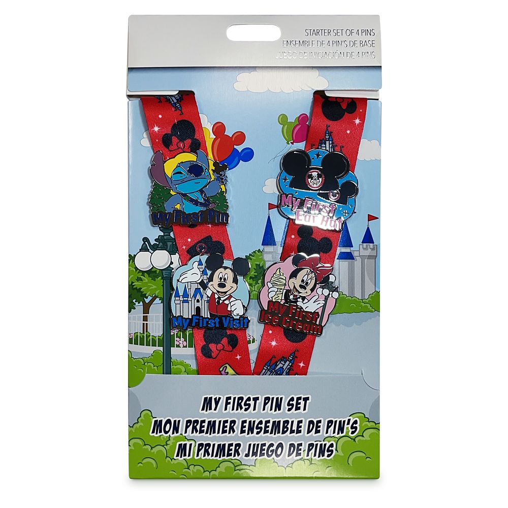 Mickey Mouse and Friends  ''My First'' Pin Trading Starter Set