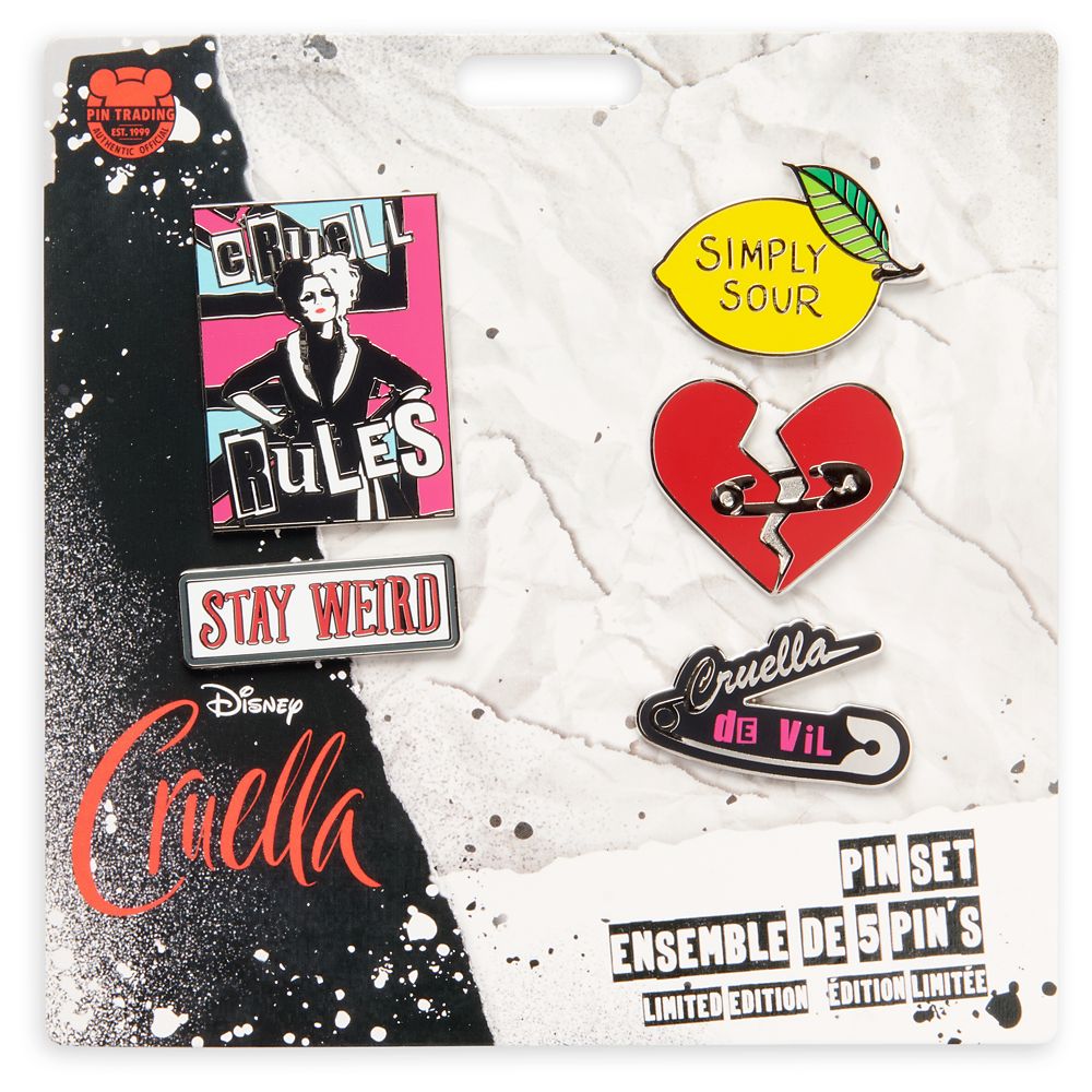 Cruella Pin Set – Live Action – Limited Edition