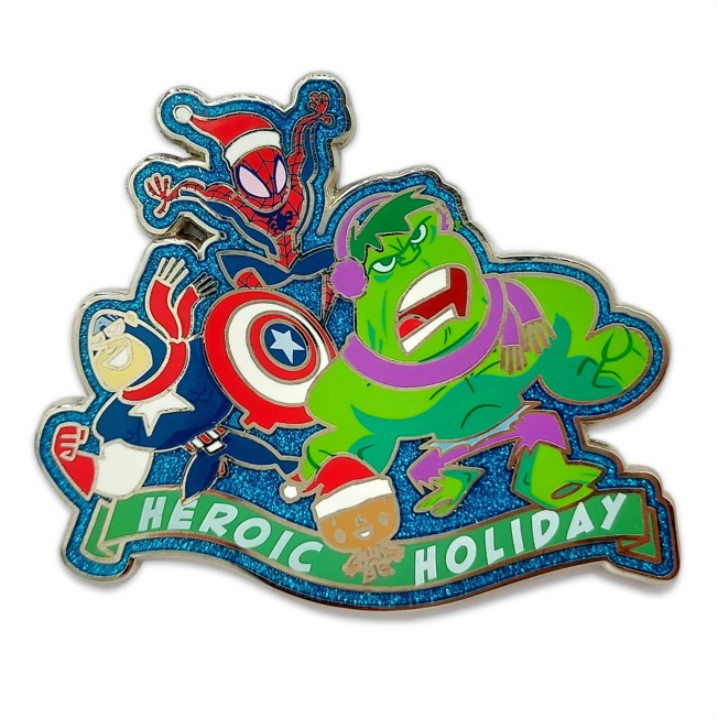 Marvel Heroes Holiday Pin