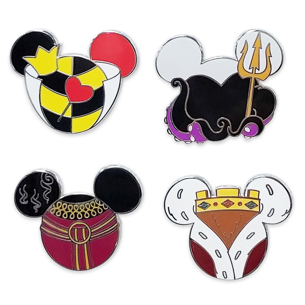 Mickey Mouse Icon Disney Villains Mystery Pin Blind Pack – 5-Pc. – Limited Release