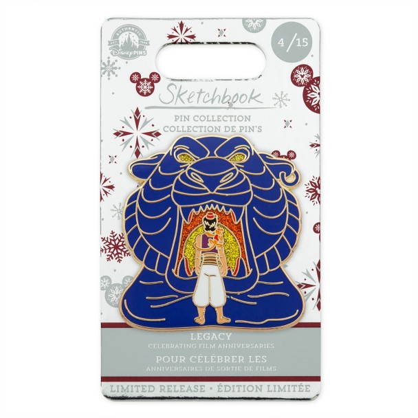 Aladdin Legacy Sketchbook Pin – 30th Anniversary – Limited Release