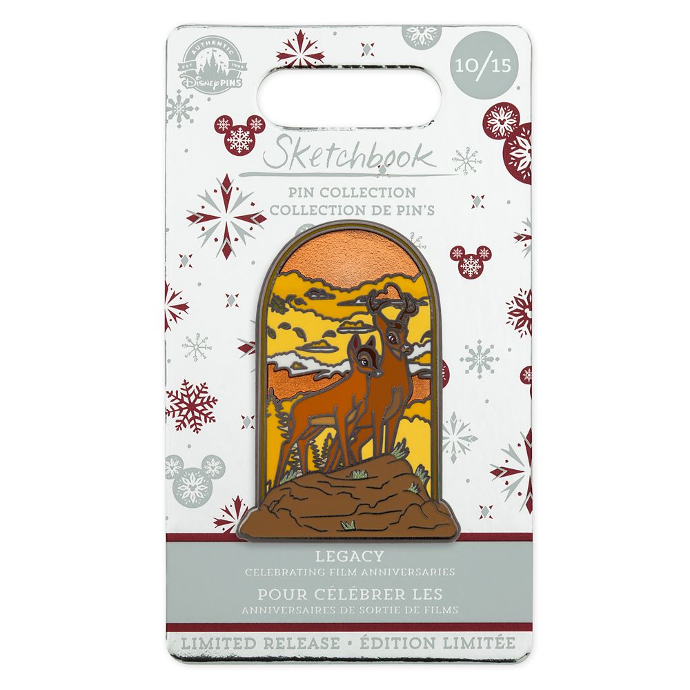 Bambi Legacy Sketchbook Pin – 80th Anniversary – Limited Release