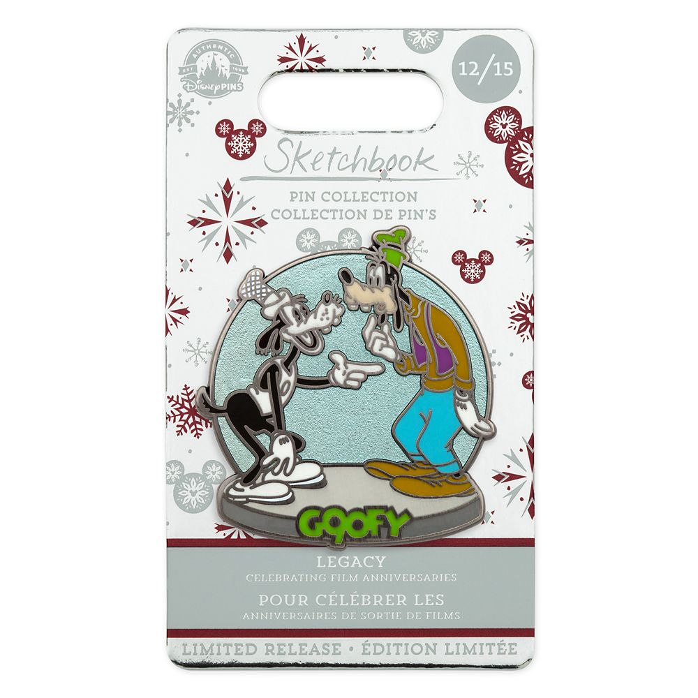 Goofy Legacy Sketchbook Pin – 90th Anniversary – Limited Release