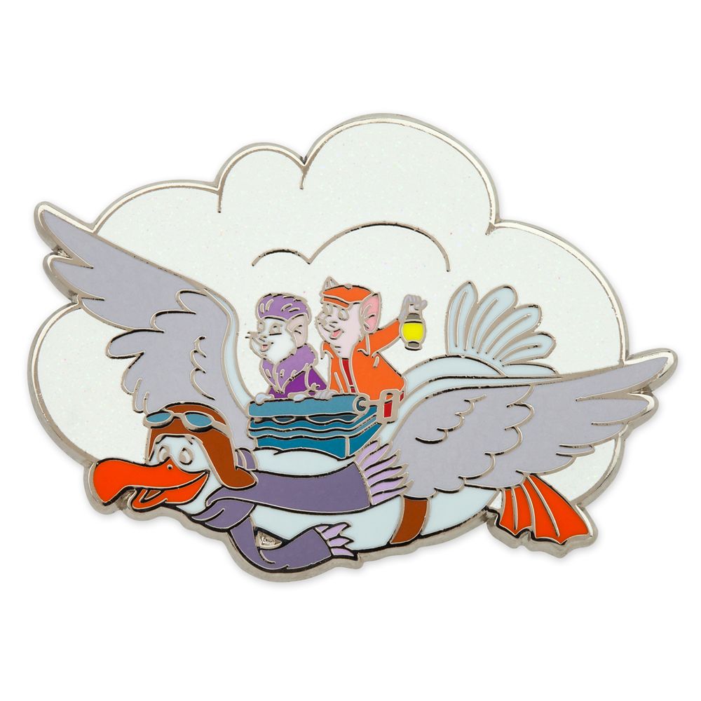 The Rescuers Legacy Sketchbook Pin – 45th Anniversary – Limited Release is available online