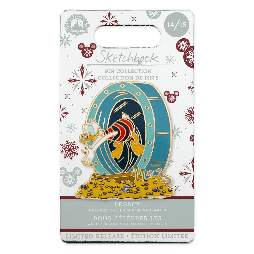 DuckTales Legacy Sketchbook Pin – 35th Anniversary – Limited Release