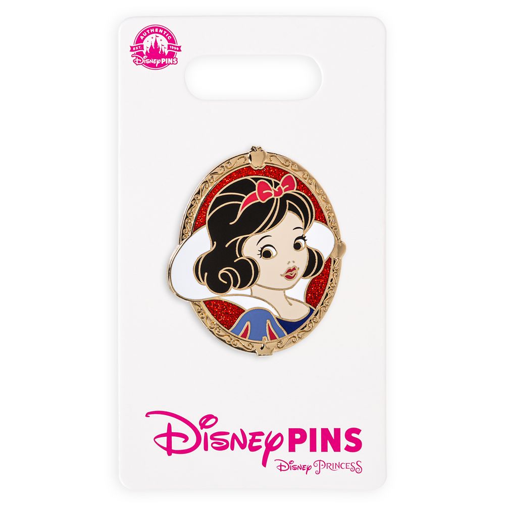 Snow White Portrait Pin