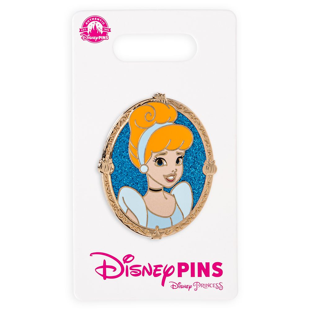 Cinderella Portrait Pin