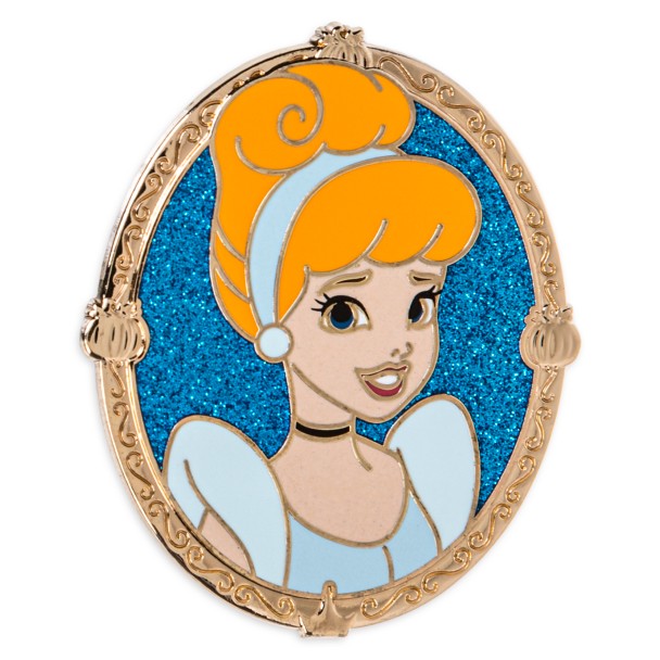 Cinderella Portrait Pin