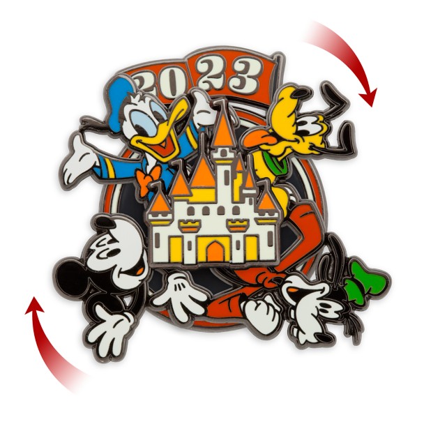 Mickey Mouse and Friends Spinner Pin 2023