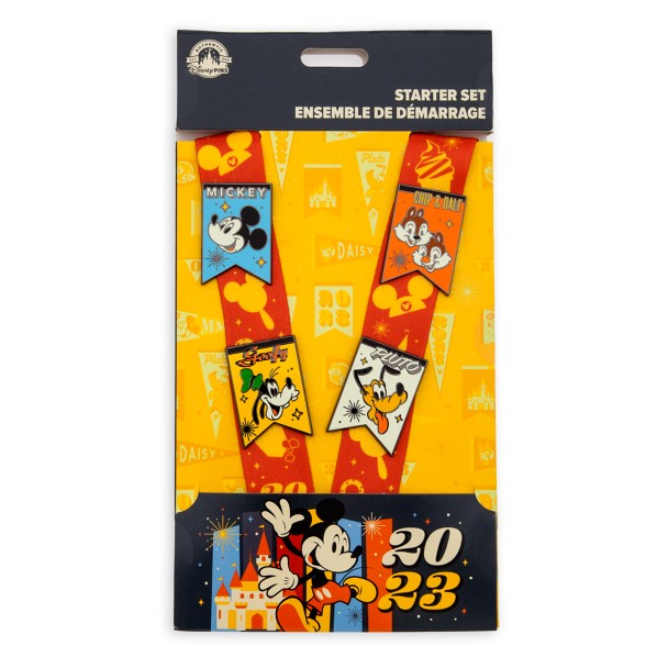 Mickey Mouse and Friends Pin Trading Starter Set 2023