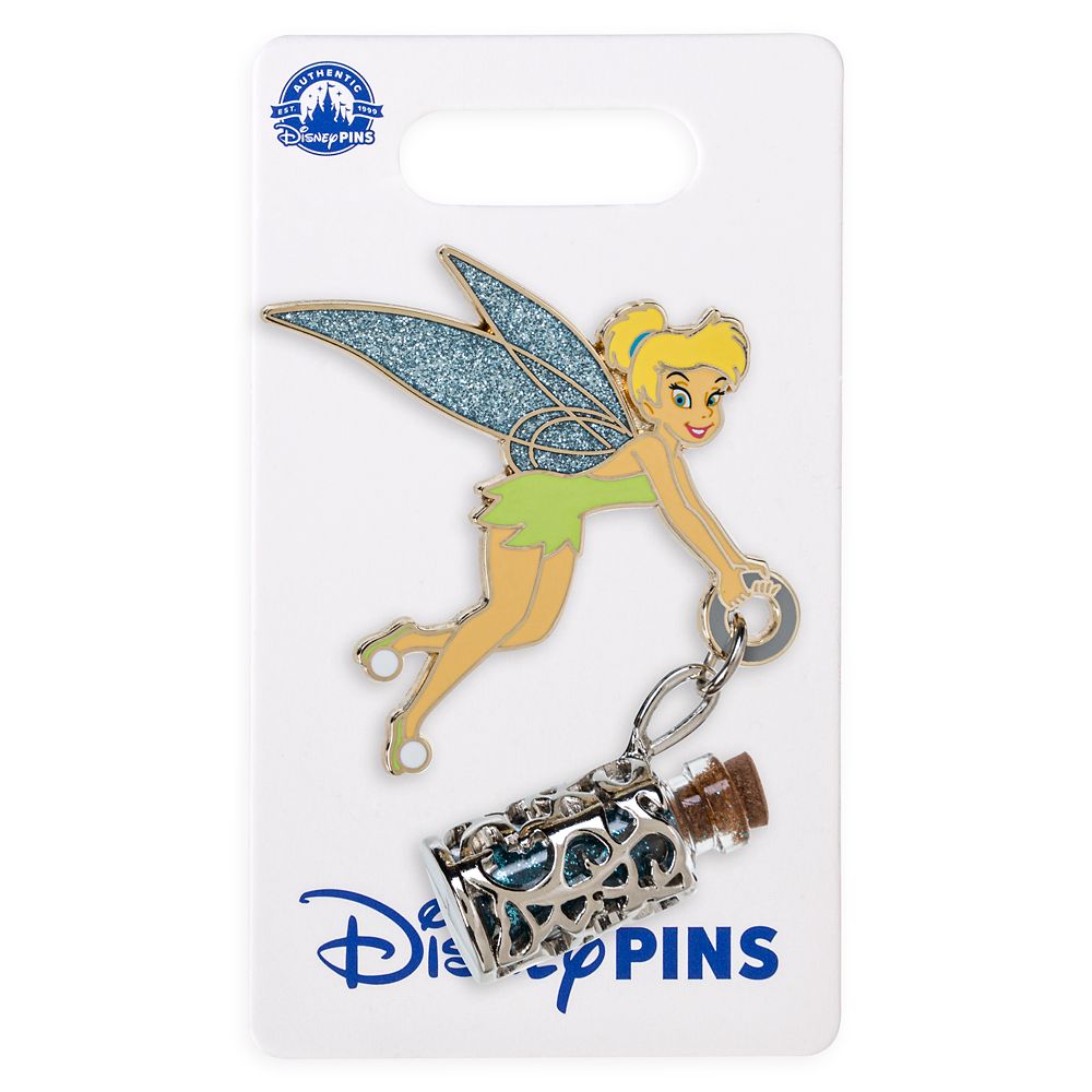 Tinker Bell Pin with Glitter Vial Dangler – Peter Pan