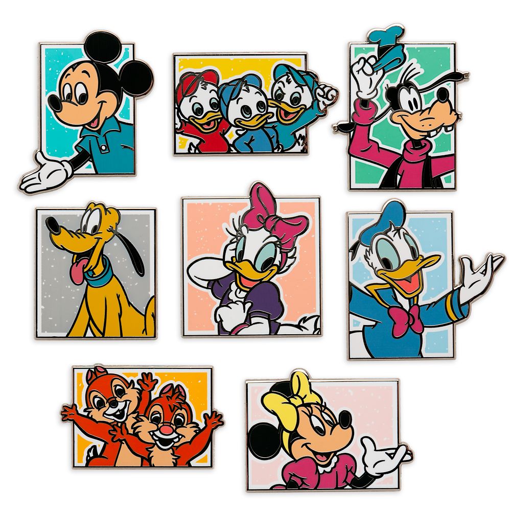 Mickey and His Pals Mystery Pin Set now available for purchase