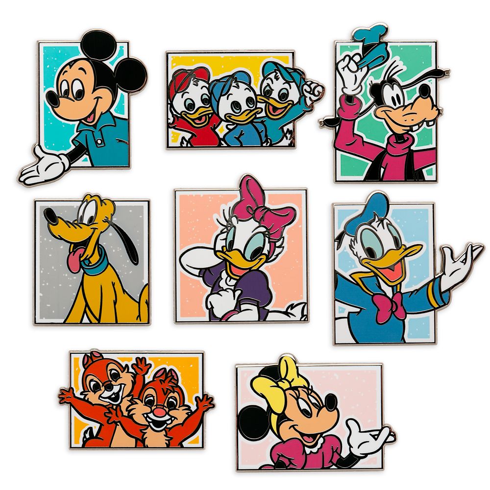 Mickey and His Pals Mystery Pin Set