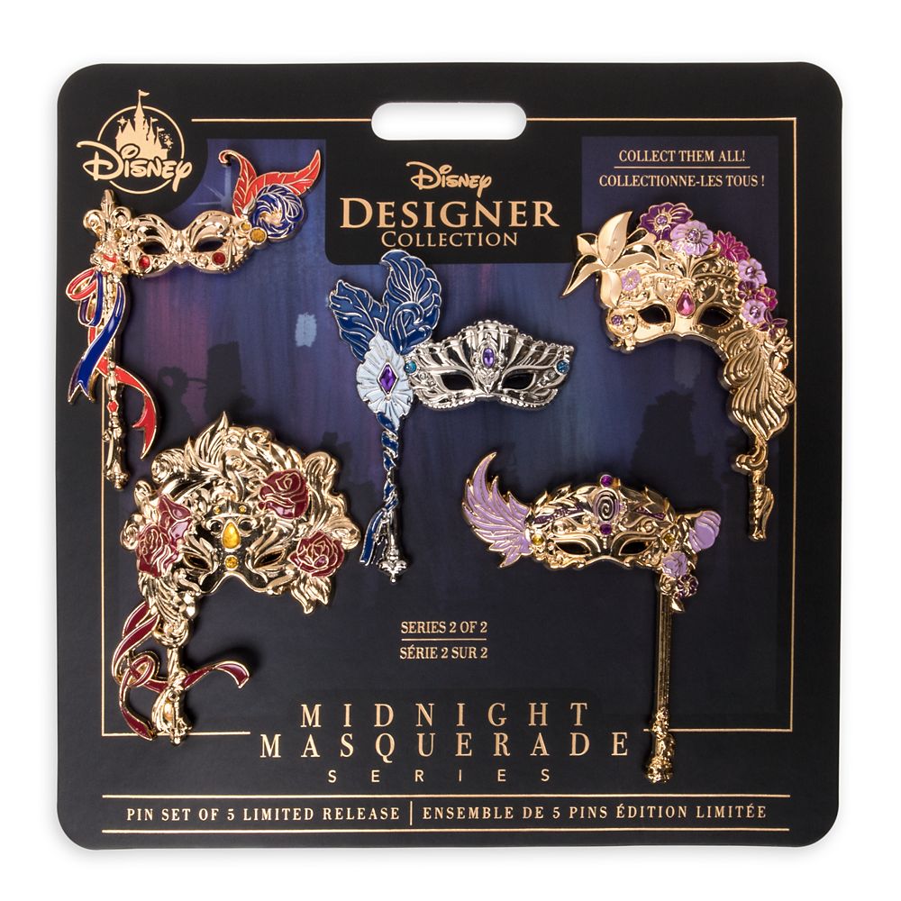 Disney Designer Collection Midnight Masquerade Pin Set 2 – Limited Release