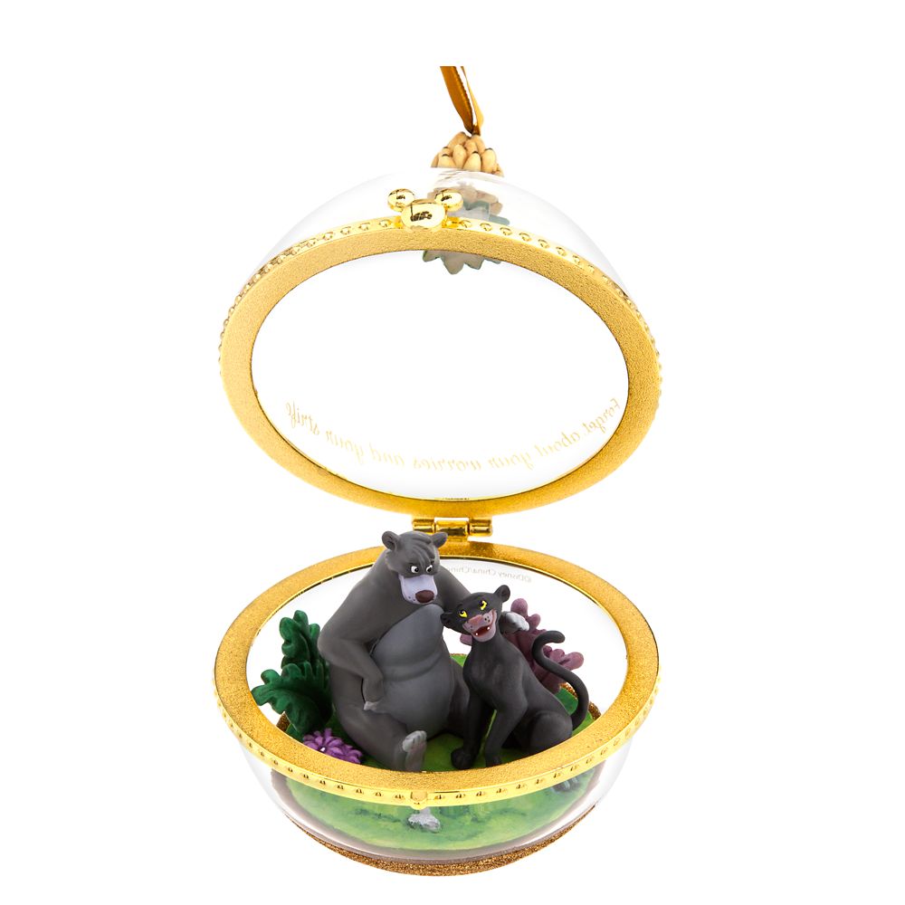 Baloo and Bagheera Disney Duos Sketchbook Ornament – The Jungle Book – September – Limited Release