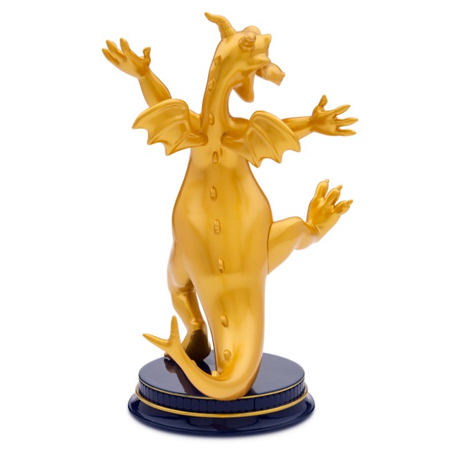 2022 Walt Disney World 50th Anniversary EPCOT Figment Gold Statue Figure IN HAND