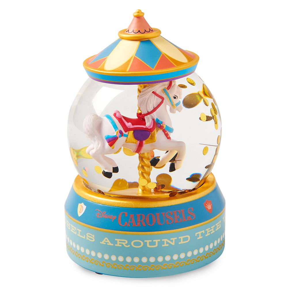 Disney Carousels Snow Globe