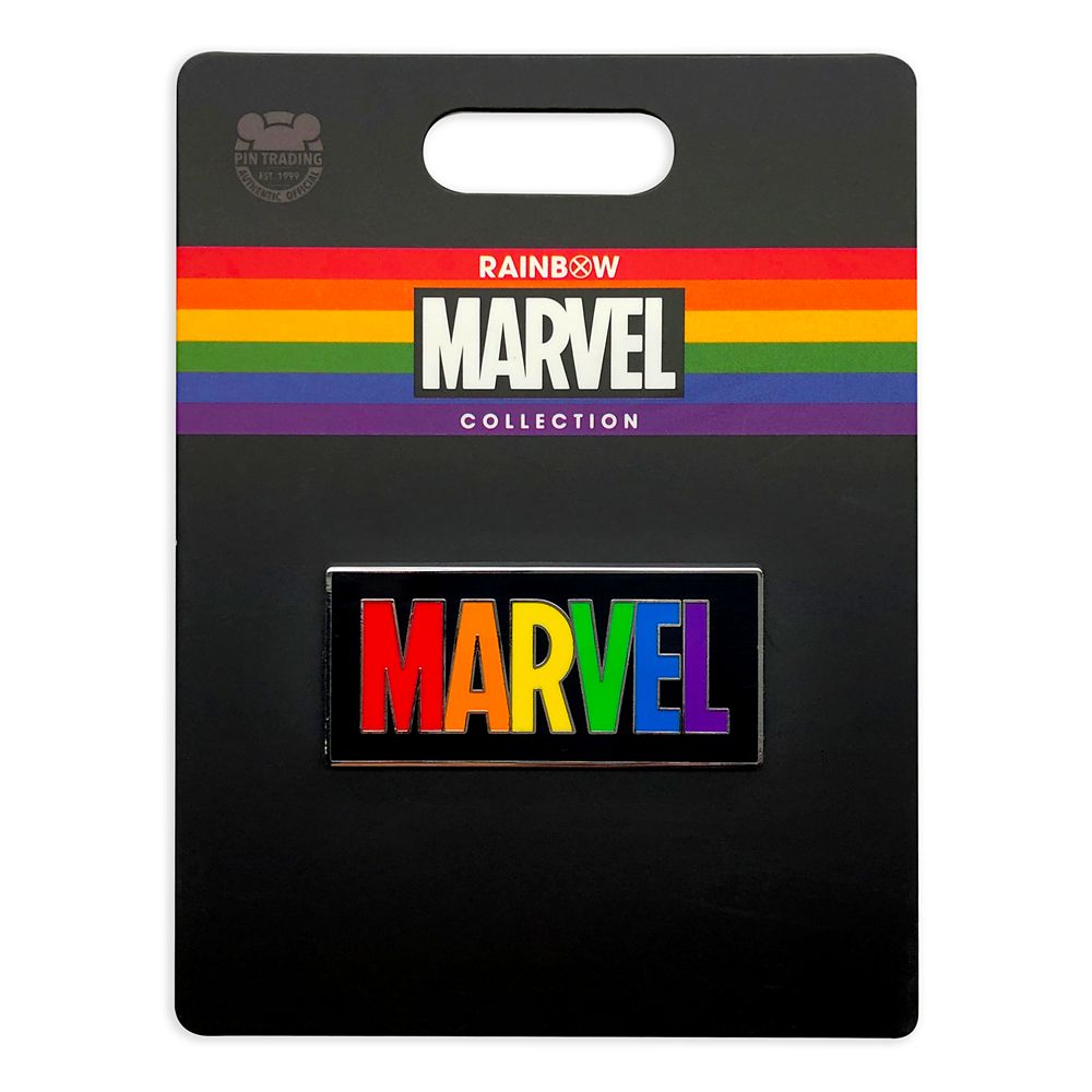 Marvel Logo Pin – Rainbow Marvel Collection