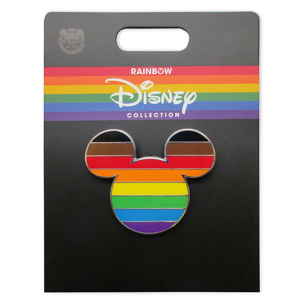 Mickey Mouse Icon Pin – Intersectional Flag – Rainbow Disney Collection