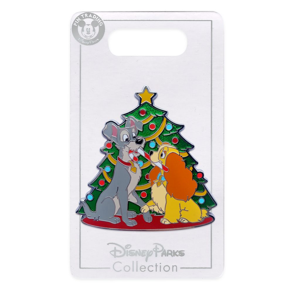 Lady and the Tramp Holiday Pin