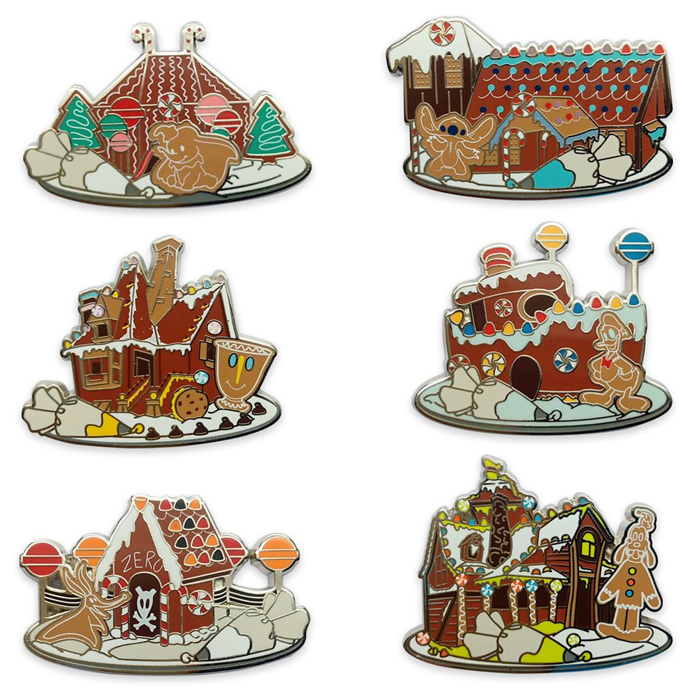 Disney Gingerbread Houses Mystery Pin Blind Pack – 2-Pc. – Limited Release