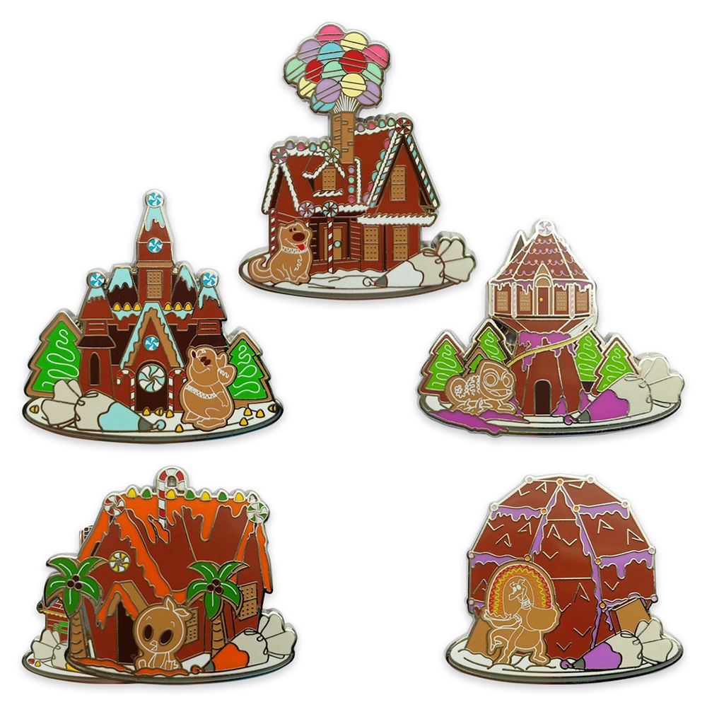 Disney Gingerbread Houses Mystery Pin Blind Pack – 2-Pc. – Limited Release