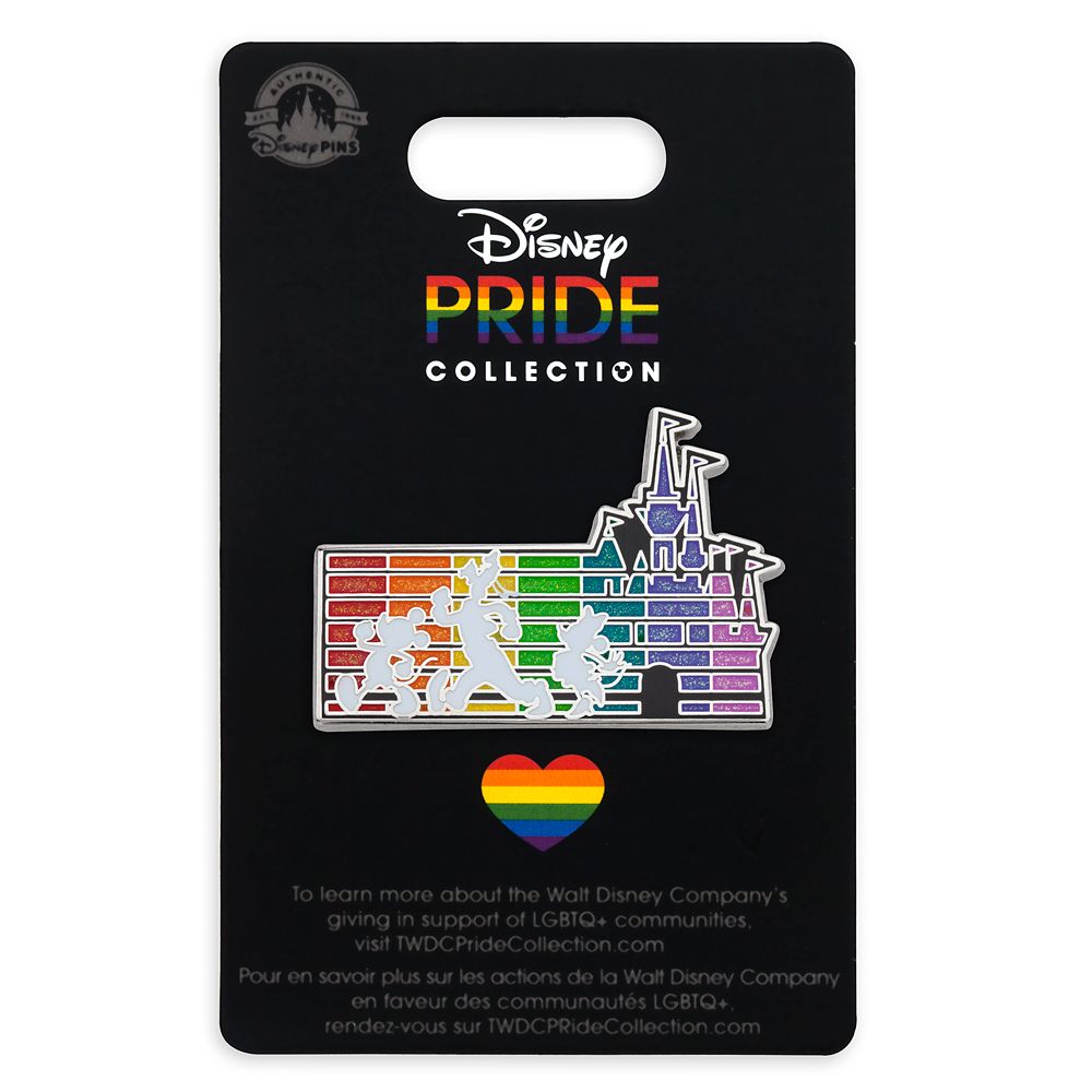 Disney Pride Collection Mickey Mouse and Friends Fantasyland Castle Pin