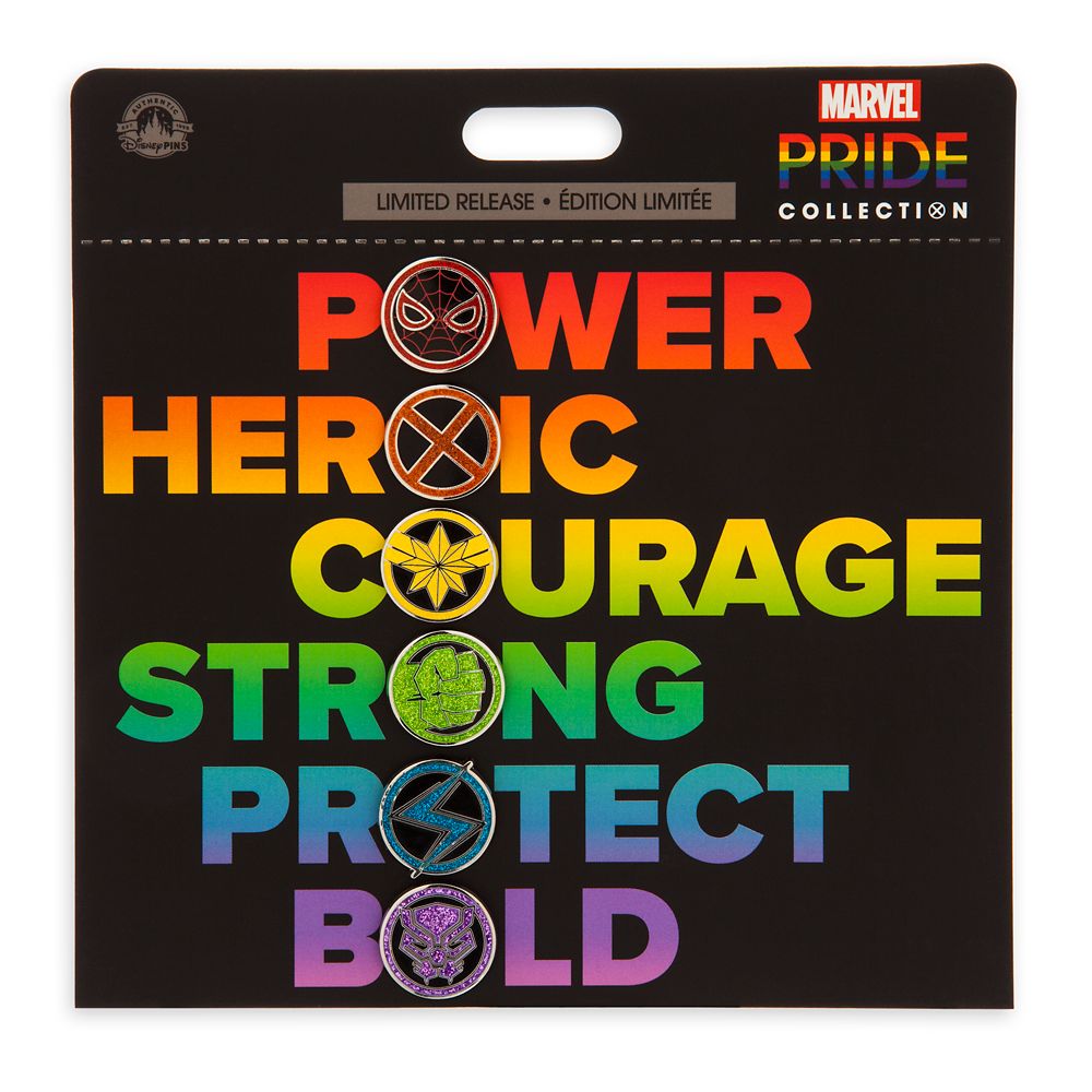 Marvel Pride Collection Icons Pin Set – Limited Release