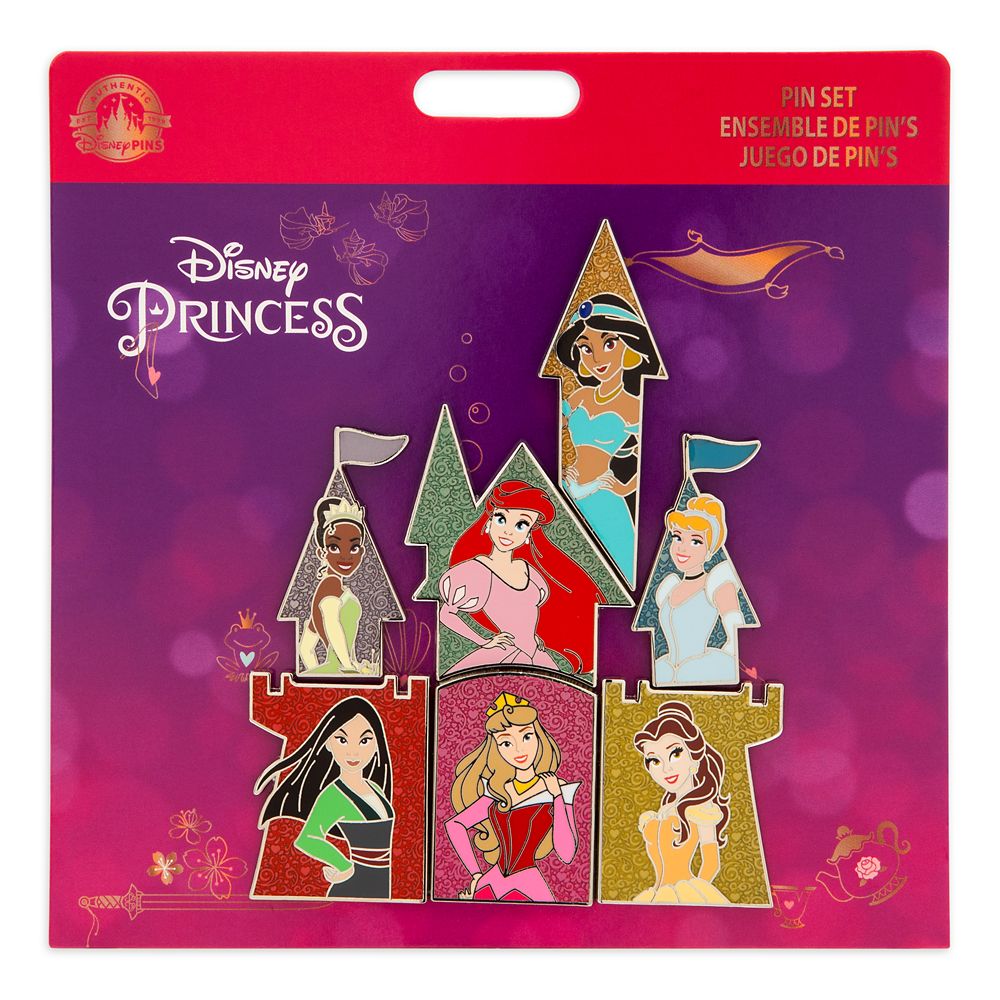 Disney Princess Fantasyland Castle Pin Set