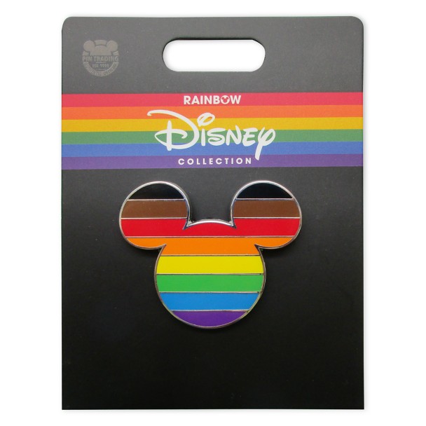 Disney Pride Collection Mickey Mouse Icon Pin – Intersectional Flag