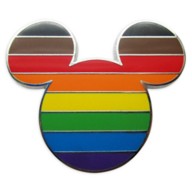 Disney Pride Collection Mickey Mouse Icon Pin – Intersectional Flag