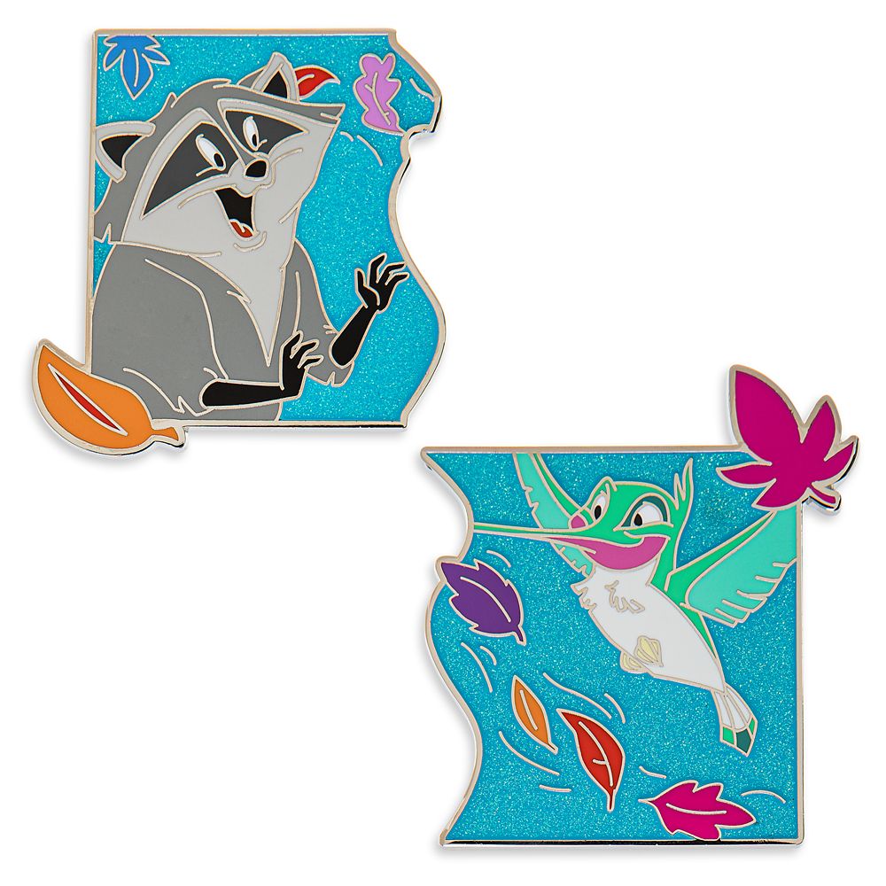 Meeko and Flit – Pocahontas – Pin Pals – Disney One Family Pin Celebration 2022 – Limited Edition