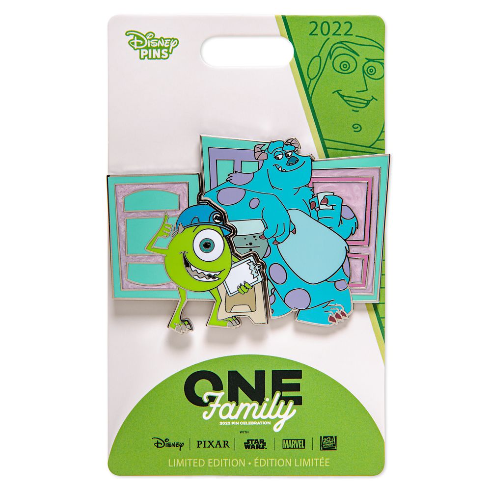 Mike and Sully – Monsters, Inc. – Pin Pals – Disney One Family Pin Celebration 2022 – Limited Edition