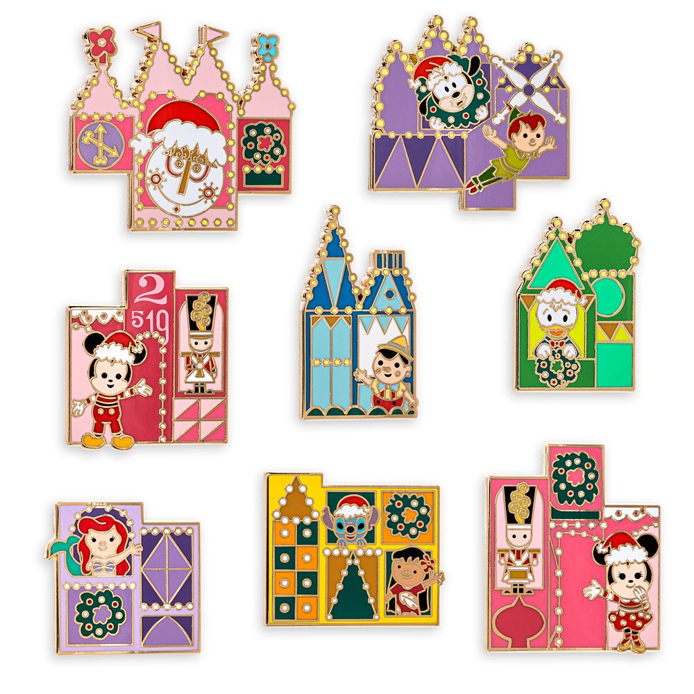 ”it’s a small world” Holiday Mystery Pin Set – Limited Release is now available online