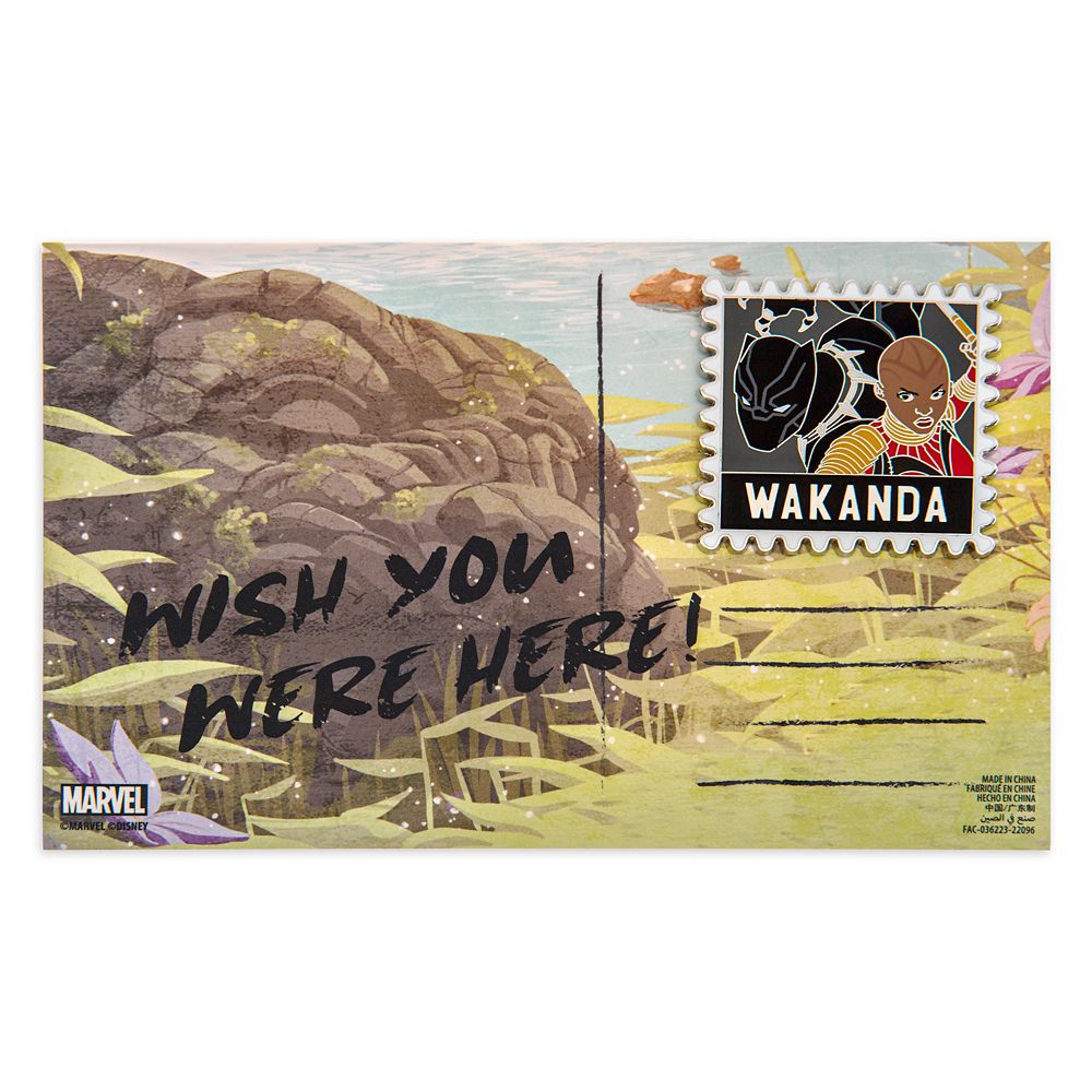 Wakanda – Black Panther – Wish You Were Here! – Disney One Family Pin Celebration 2022 – Limited Edition