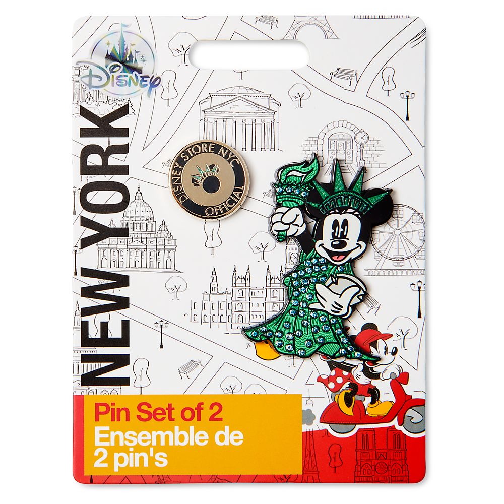 Minnie Mouse Lady Liberty Pin Set – New York