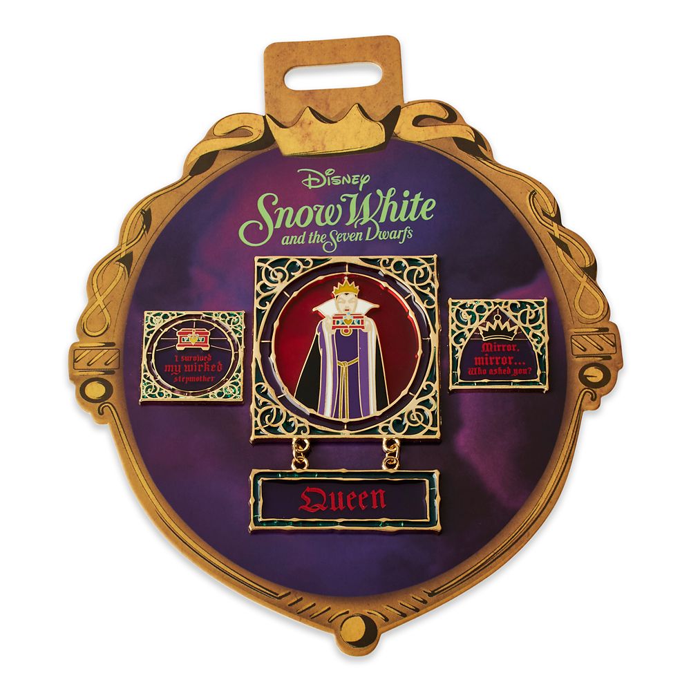 Evil Queen Pin Set Snow White And The Seven Dwarfs Disney Store 